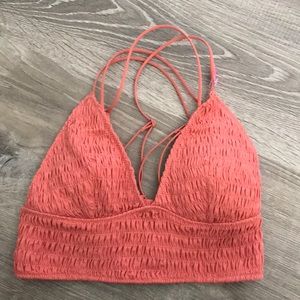 PINK Strappy adjustable bralette XS